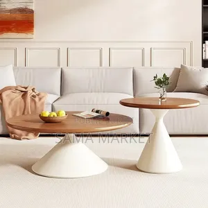 Table Basse Ronde en Bois Massif