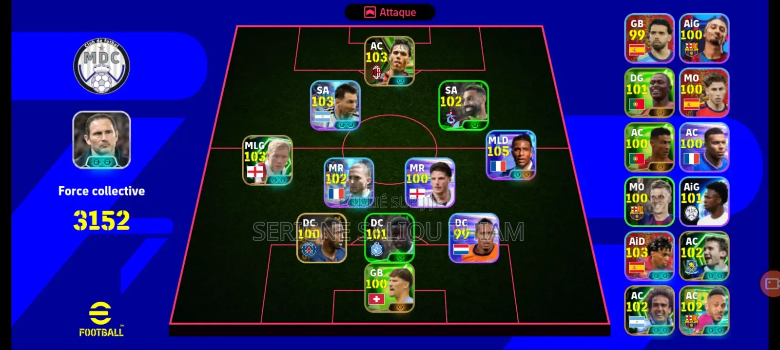 Compte Efootball