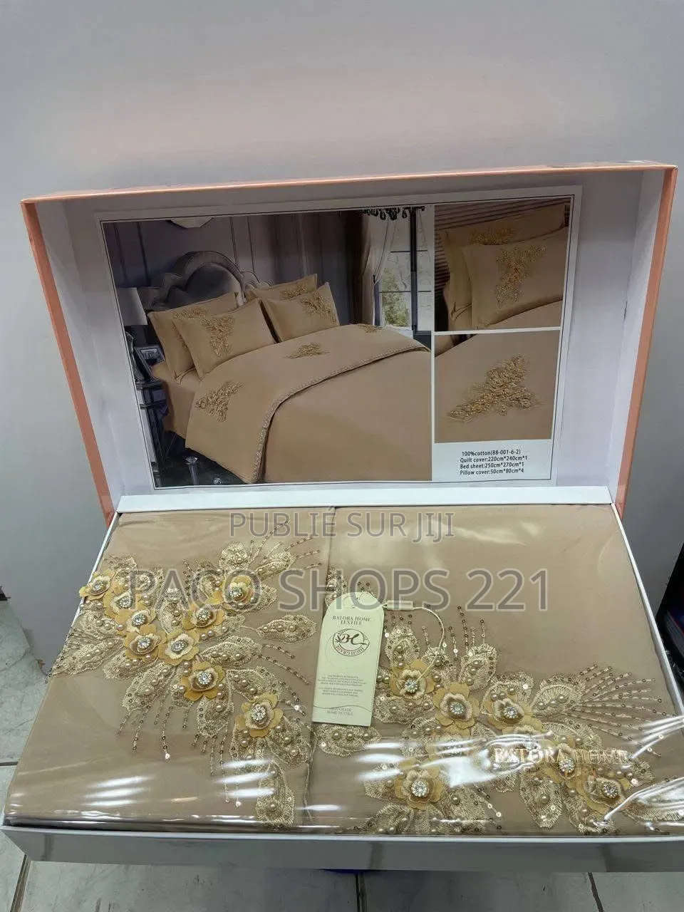 Draps De Luxe 6 Pièces 100% Coton