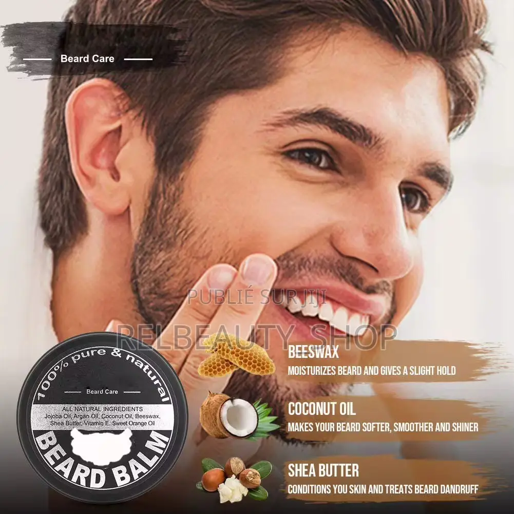 Kit 4 Pièces Pour Croissance Et Soins De Barbe