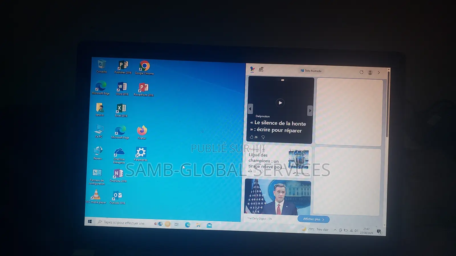 Ordinateur portable Lenovo 100e 4GB Intel Core i7 HDD 500GB