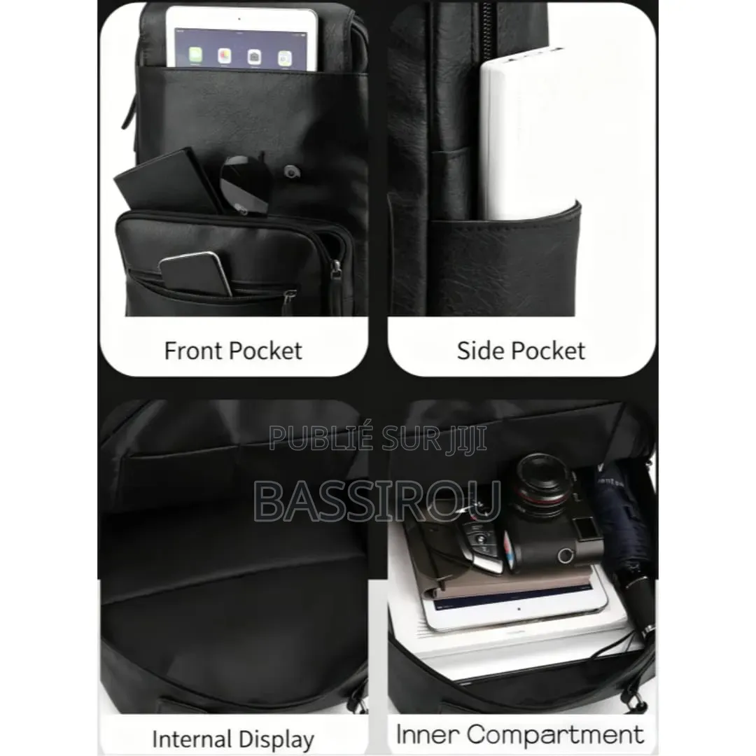 Sac 👜 À Dos Semi Cuir