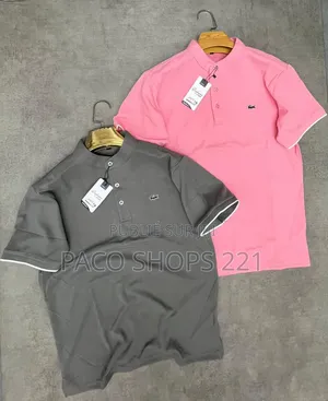 Polos Lacoste Col Officier – Haute Qualité ✨