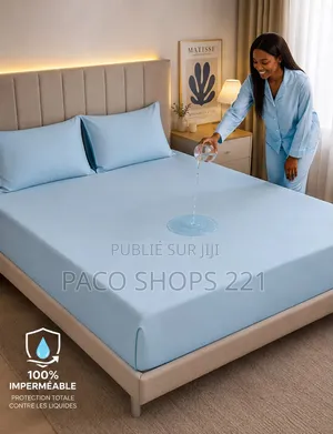 Protège-Matelas Imperméable 100% Coton