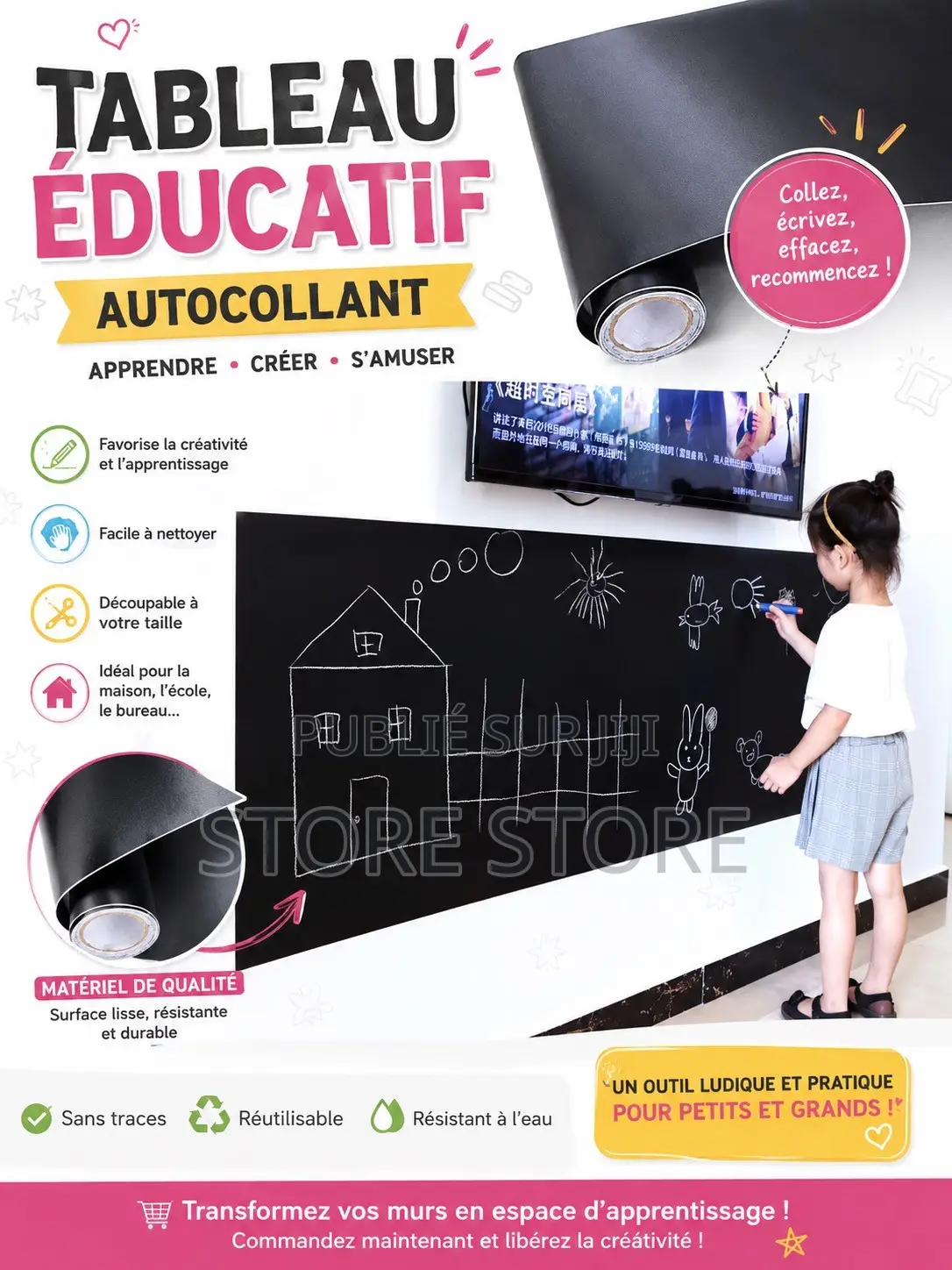 Tableau Éducatif Adhésif