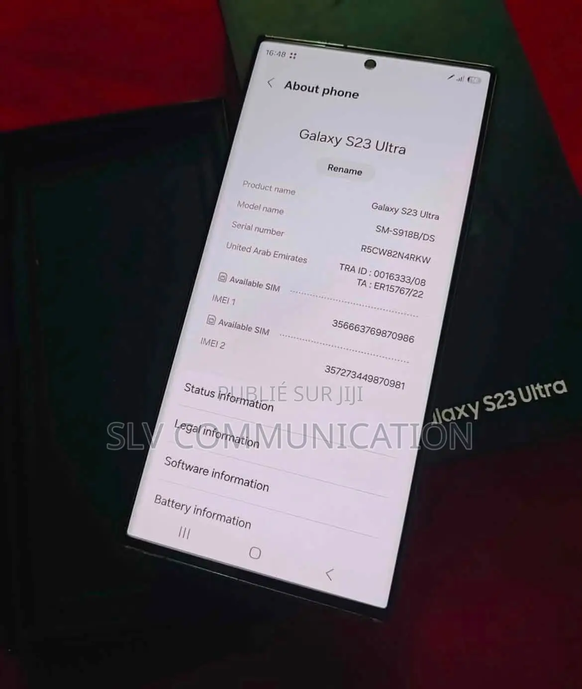 Nouveau Samsung Galaxy S23 Ultra 512 GB Gris