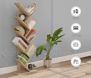 Bibliothèque Au Design Unique en Forme d'Arbre