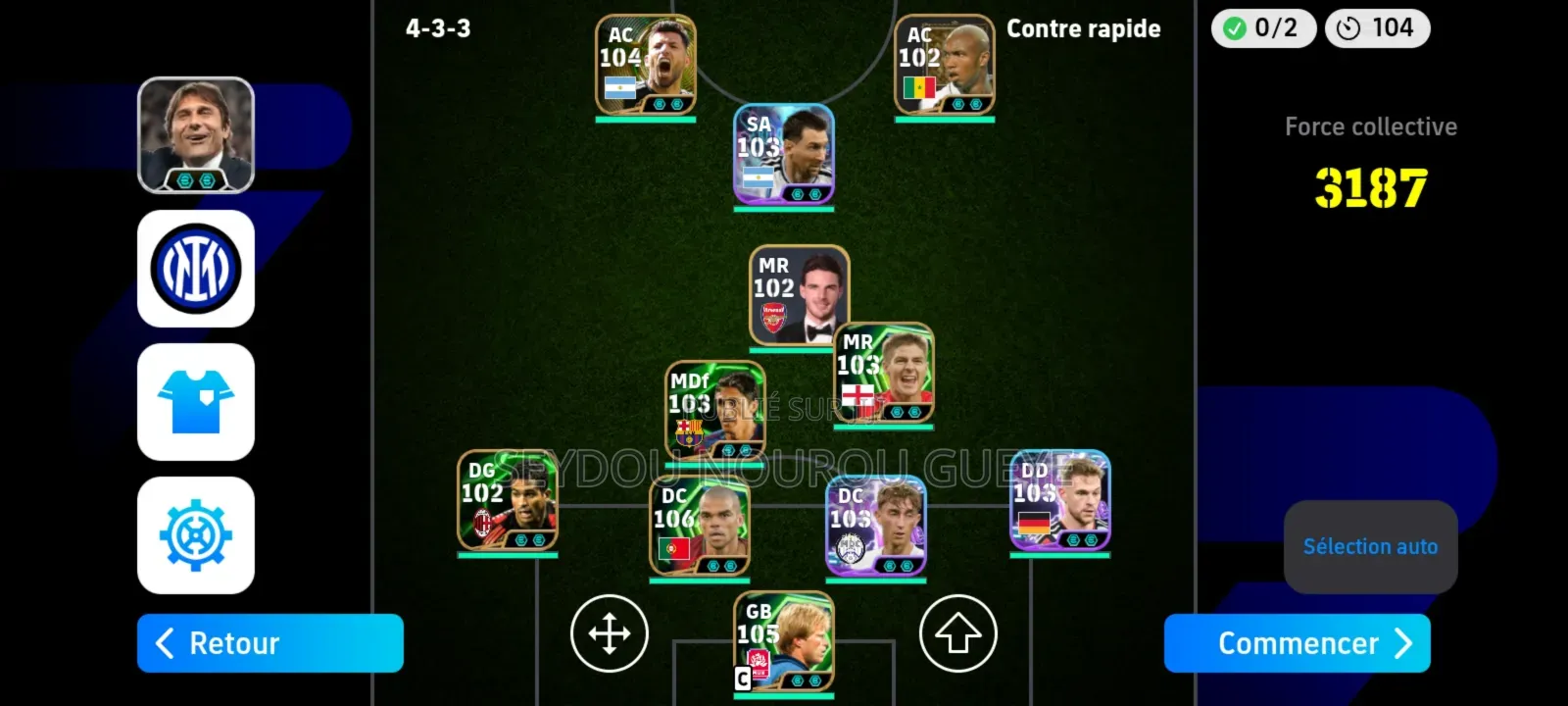 Compte Efootball