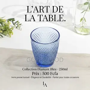 Verre 250 Ml, Luminarc, Concept Idil, Faible Luminosité, Bleu,