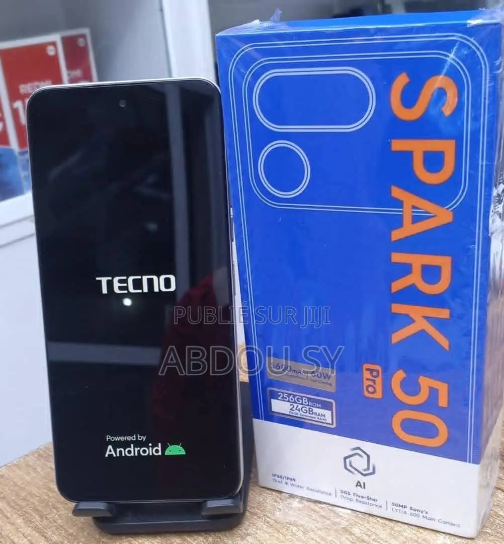 Nouveau Tecno Spark 50 Pro 256 GB Gris