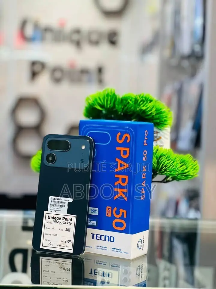 Nouveau Tecno Spark Slim 256 GB Noir