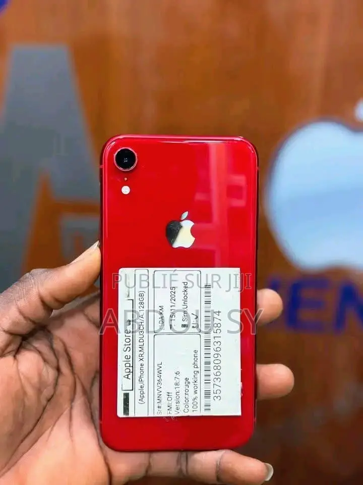 Nouveau Apple iPhone XR 128 GB Rouge