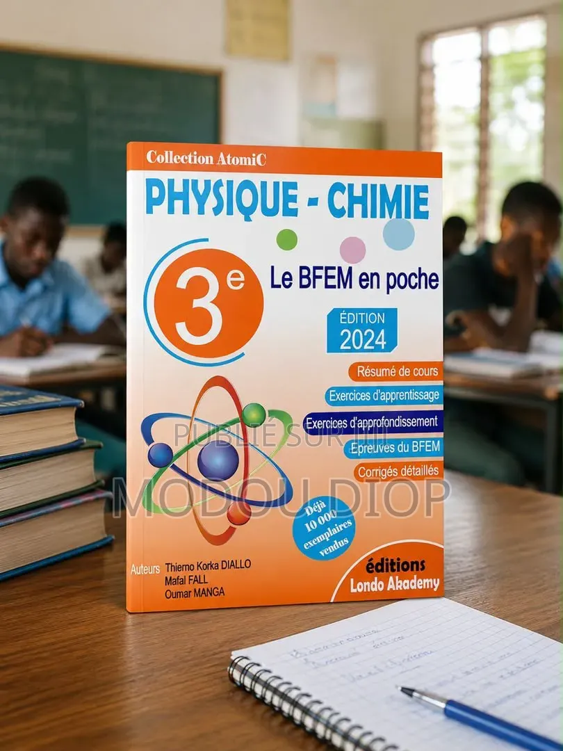 COLLECTION CRACKS 2026 – Physique -Chimie3e | Le BFEM en Poche