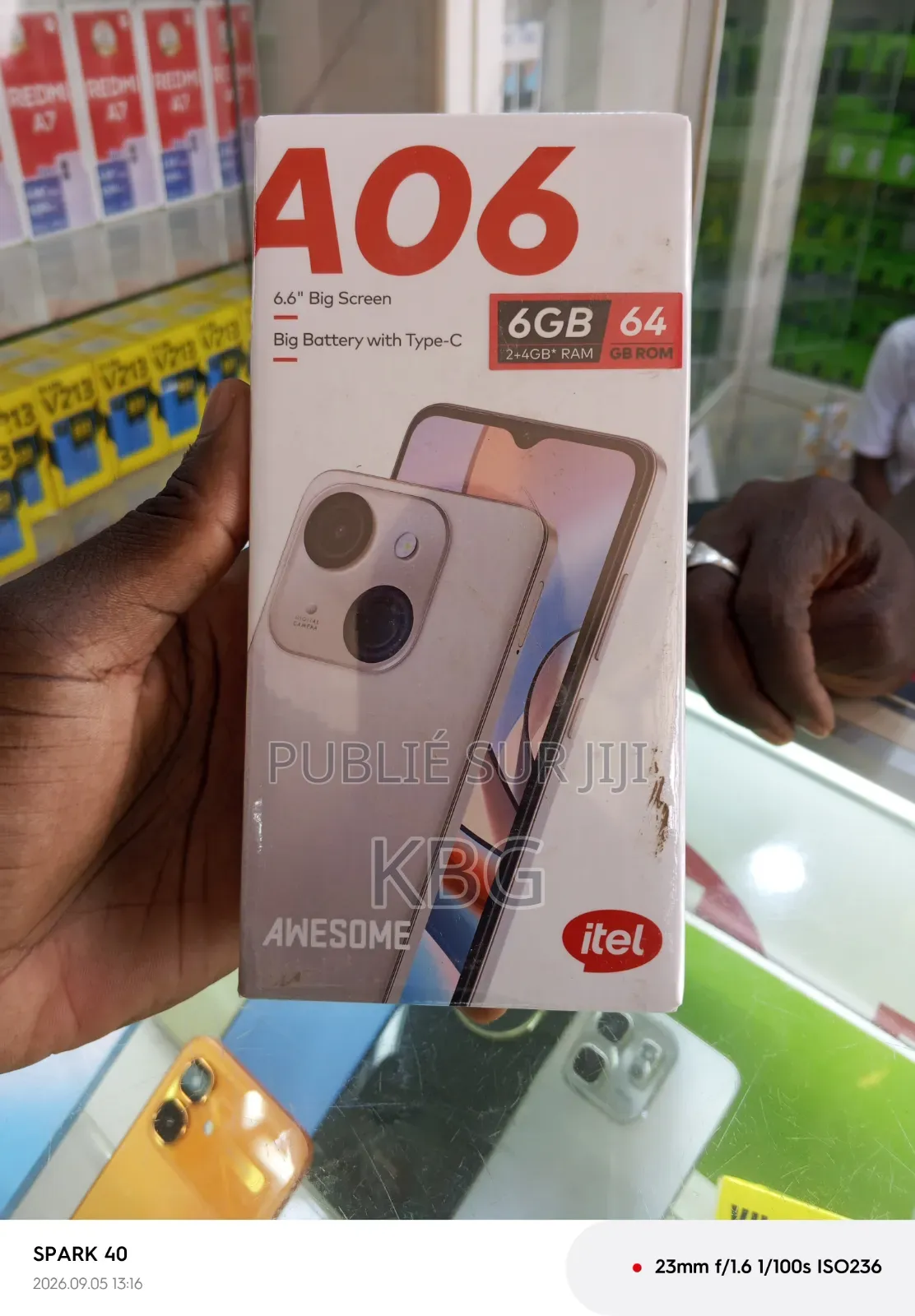 Nouveau Itel A06 64 GB Blanc