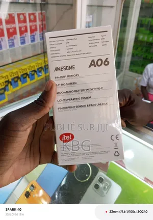 Nouveau Itel A06 64 GB Blanc