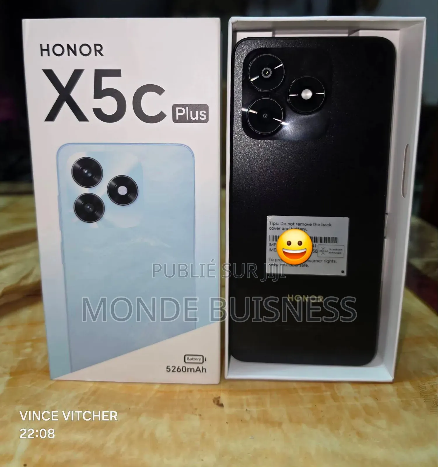 Honor X5c Plus 128 GB Noir