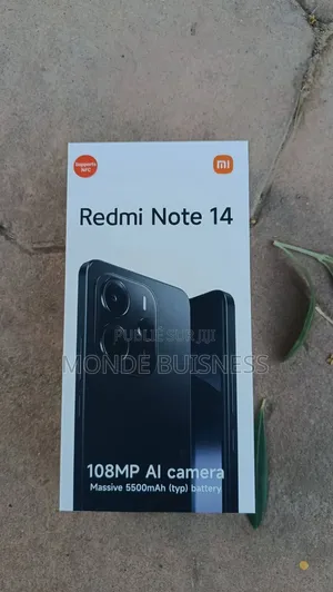 Nouveau Xiaomi Redmi Note 14 4G 128 GB Noir