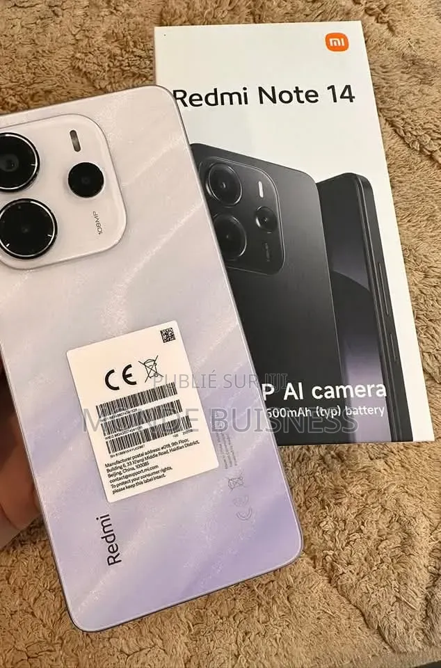 Nouveau Xiaomi Redmi Note 14 4G 128 GB Noir