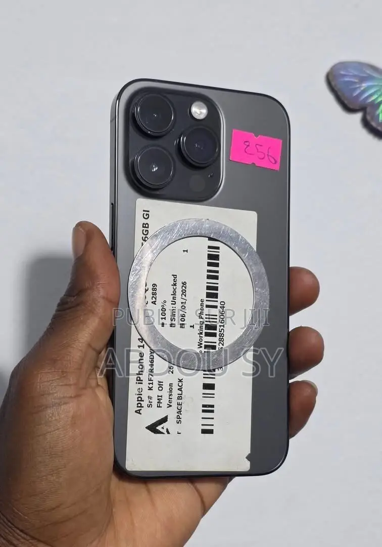 Nouveau Apple iPhone 14 Pro 256 GB Noir