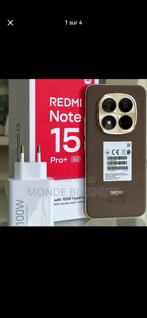 Nouveau Xiaomi Redmi Note 15 Pro+ 256 GB Gris