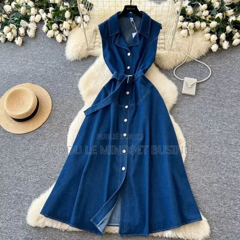 Robe Chemise Long Jean Disponible