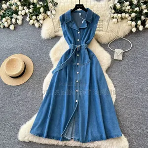 Robe Chemise Long Jean Disponible