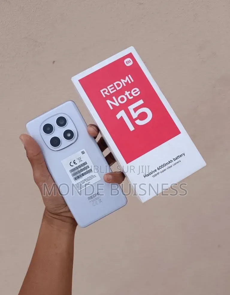 Nouveau Xiaomi Redmi Note 15 128 GB Rouge