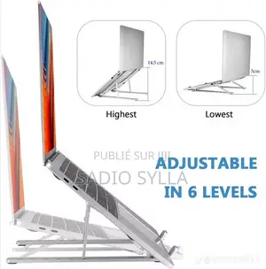 Support Ordinateur Tablette Pliable en Aluminium – 8 000 FC