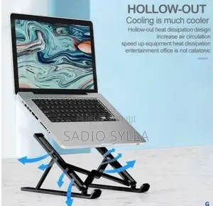 Support Ordinateur Tablette Pliable en Aluminium – 8 000 FC