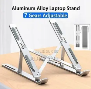 Support Ordinateur Tablette Pliable en Aluminium – 8 000 FC