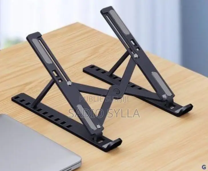 Support Ordinateur Tablette Pliable en Aluminium – 8 000 FC