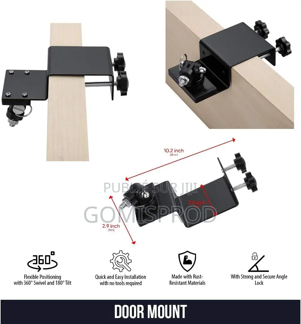 Support De Porte Wasserstein Compatible Avec Arlo HD/Pro/Pro2/Pro3