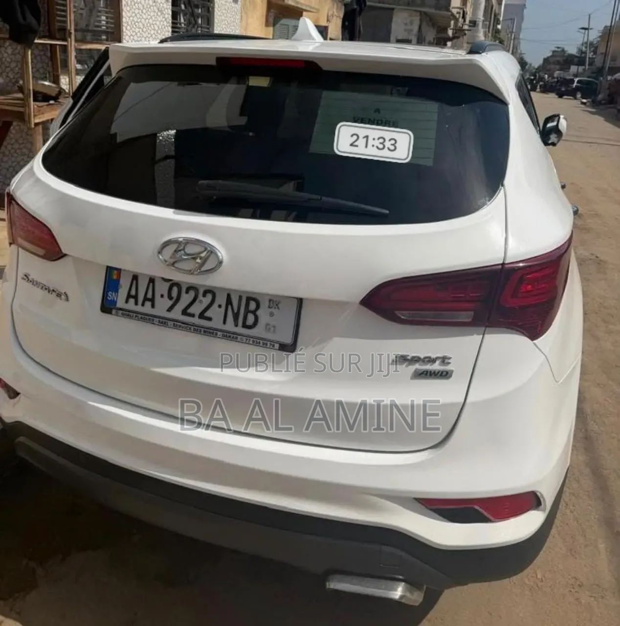 Hyundai Santa Fe 2017 Blanc