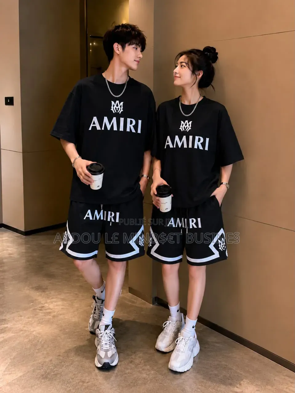 Ensemble Amiri Short Unisexe Disponible