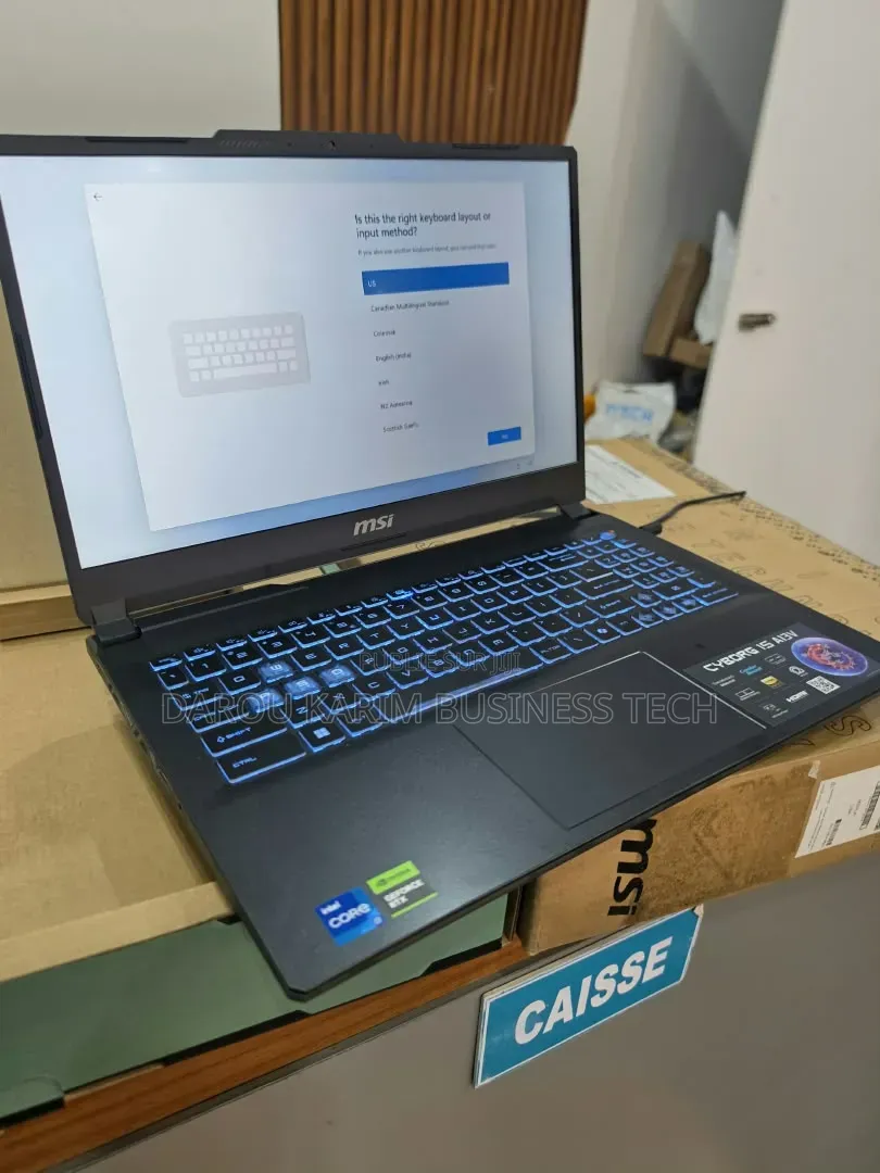 Nouveau Ordinateur portable MSI Cyborg 15 32GB Intel Core i7 SSD 512GB