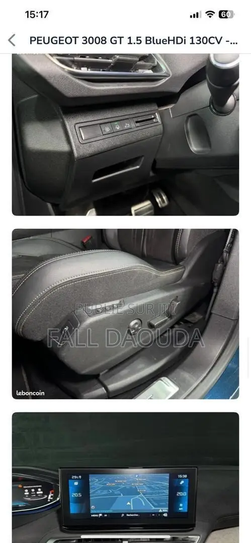 Peugeot 3008 2021 Bleu