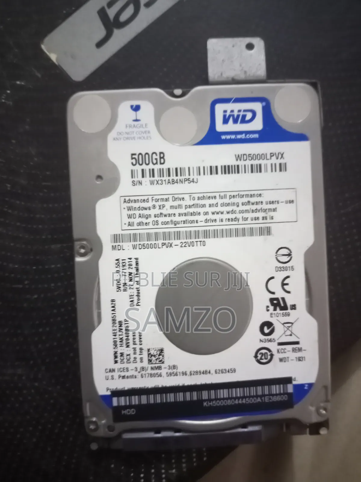 Disque Dur Interne HDD 500gb