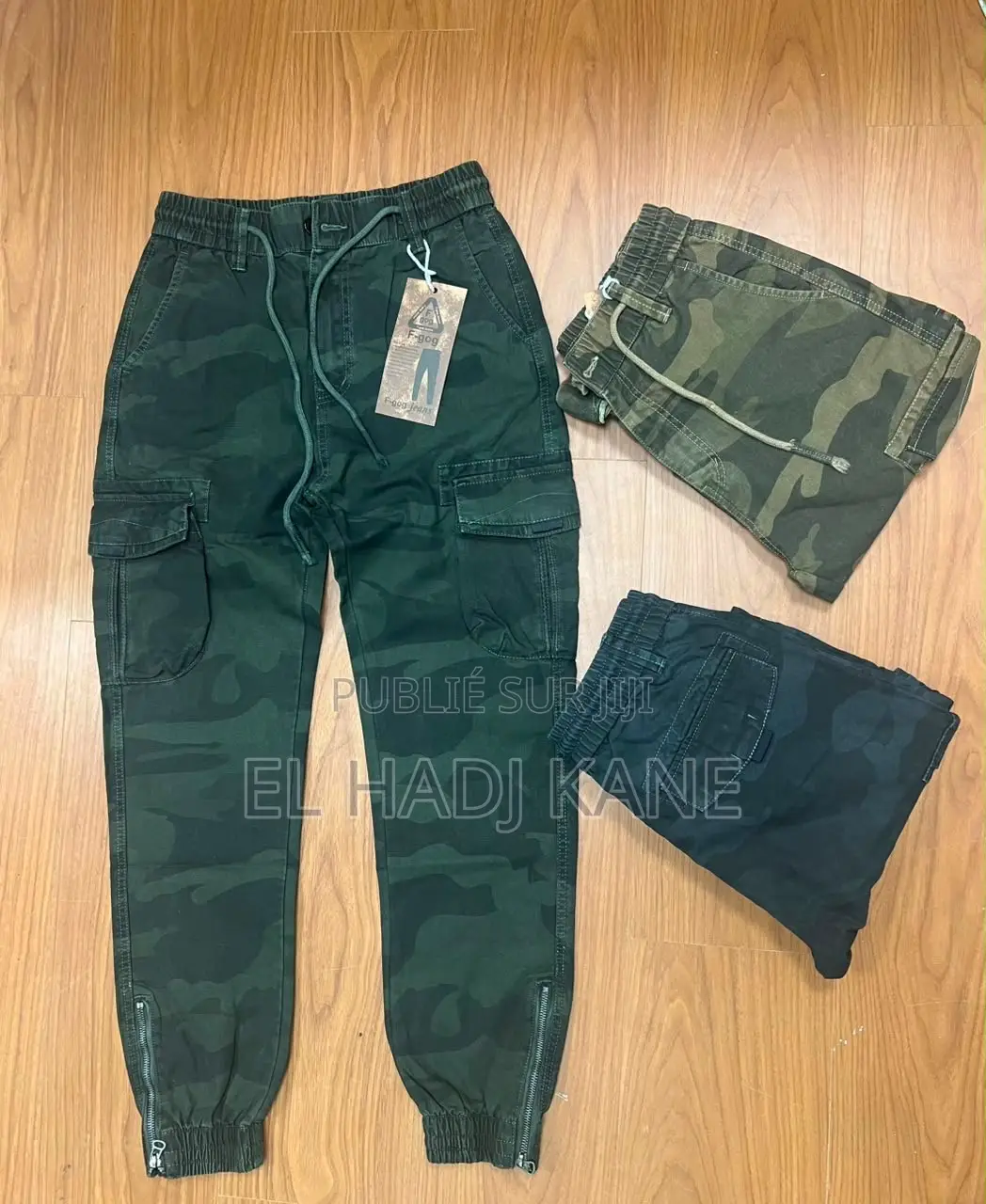 Nouveau : Pantalons Cargo Camouflage