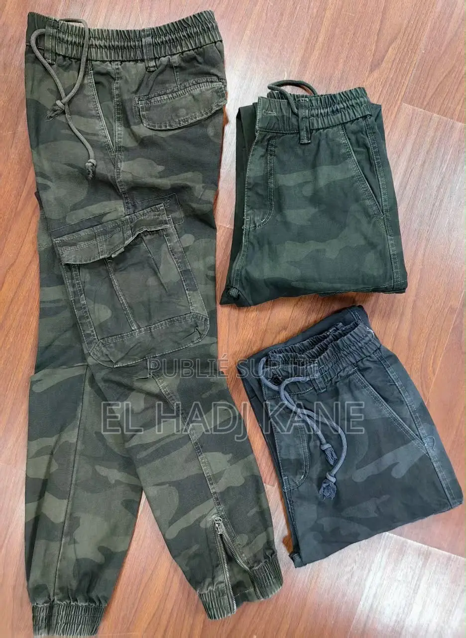 Nouveau : Pantalons Cargo Camouflage