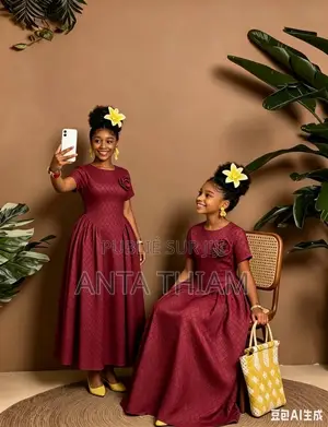 Robe Neud Fleur À Côté Pour Enfants