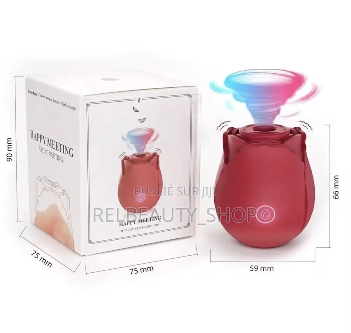 Vibromasseur Rose Clitoridien, Mammaire Aspirateur Avec Effet Succion