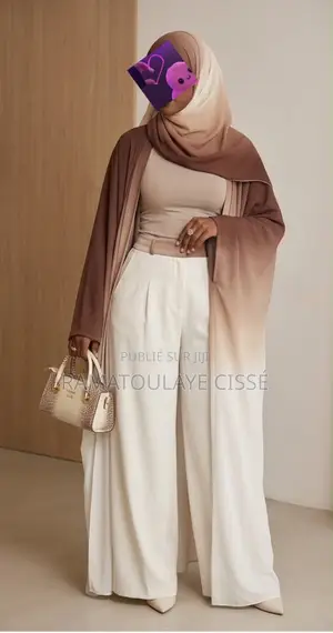 Ensemble Kimono +Voile+pantalon+top Basic