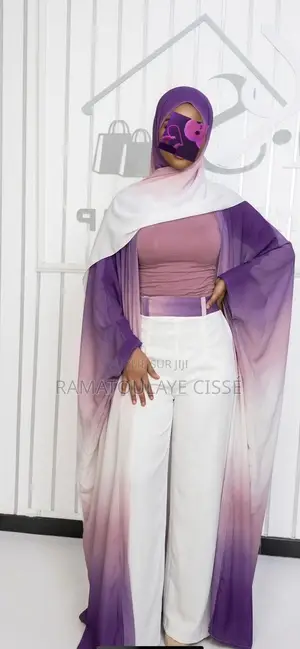 Ensemble Kimono +Voile+pantalon+top Basic