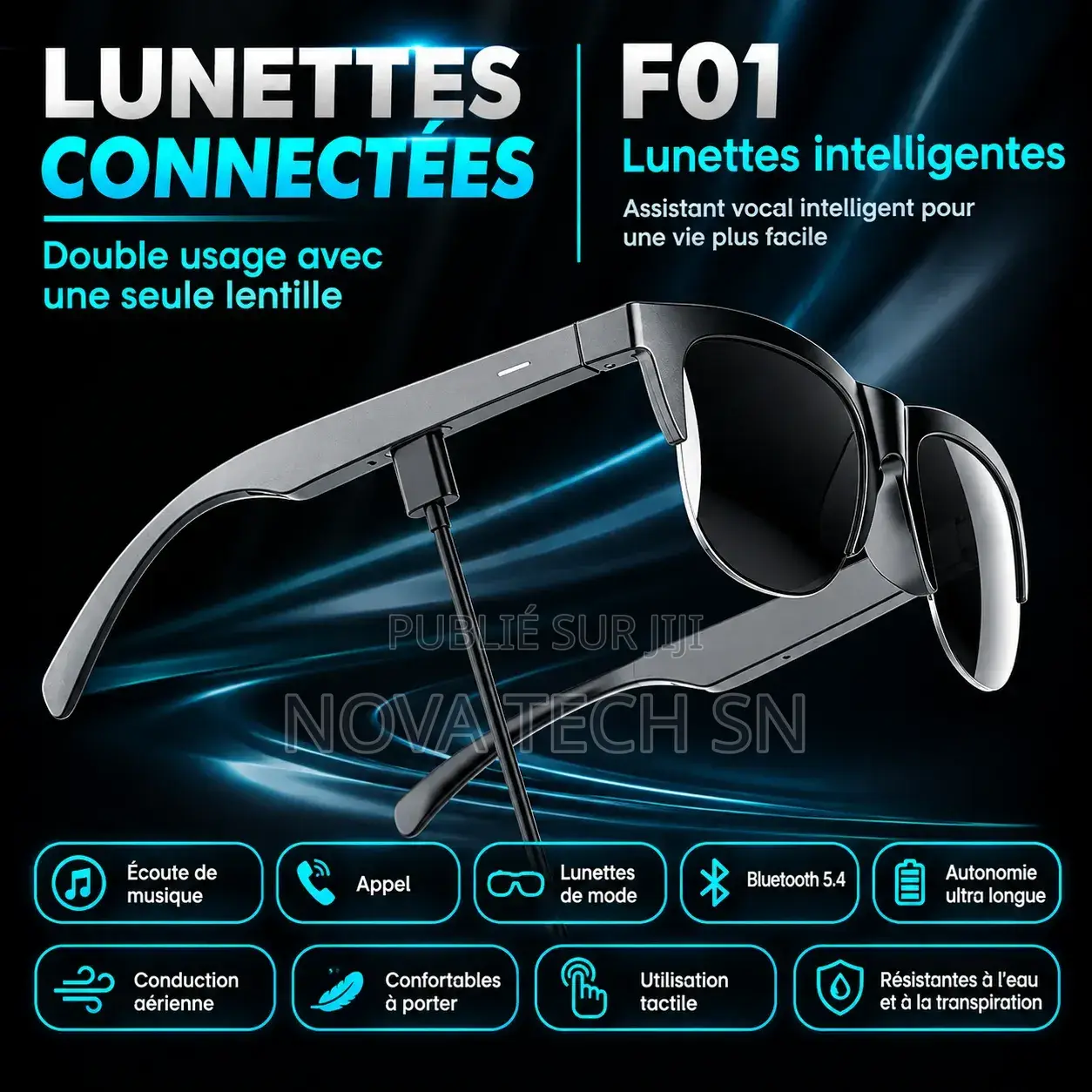 Lunettes Connectées Bluetooth XG88 Pro