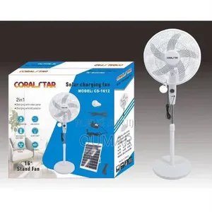 Ventilo Solaire Rechargeable 16 Pouces
