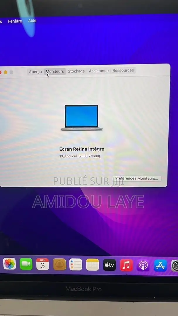 Ordinateur portable Apple MacBook 2016 8GB Intel Core i5 SSD 500GB