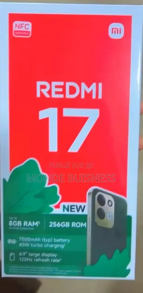 Nouveau Xiaomi Redmi 17 256 GB Vert