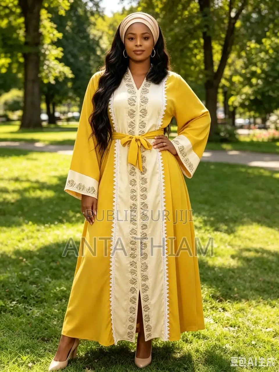 Abaya Émeraude