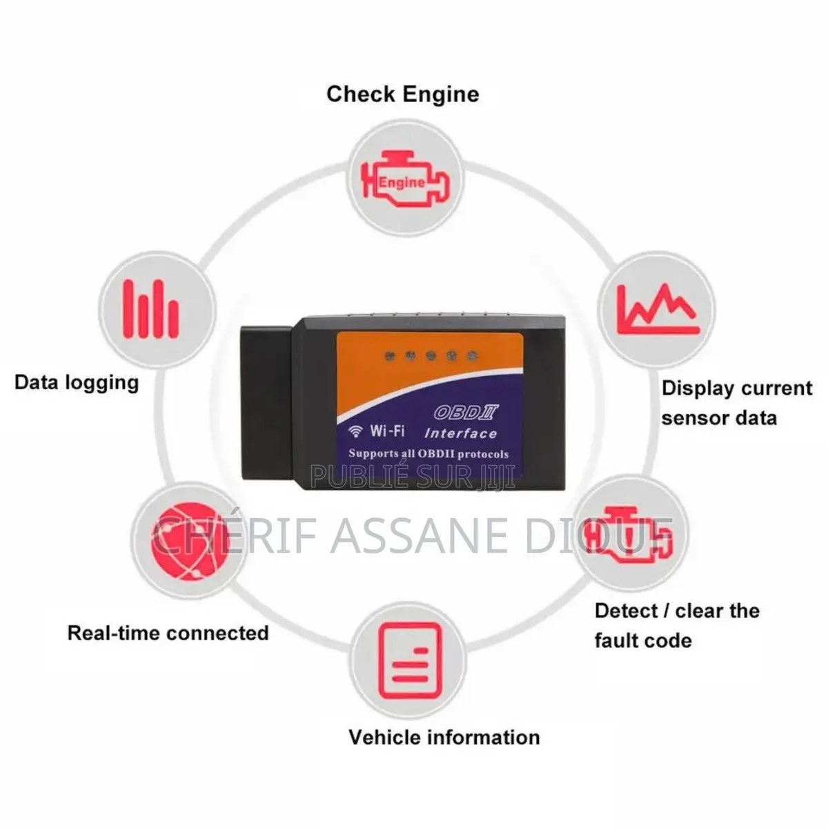 Appareils Diagnostic Automobile OBD2 ELM 327