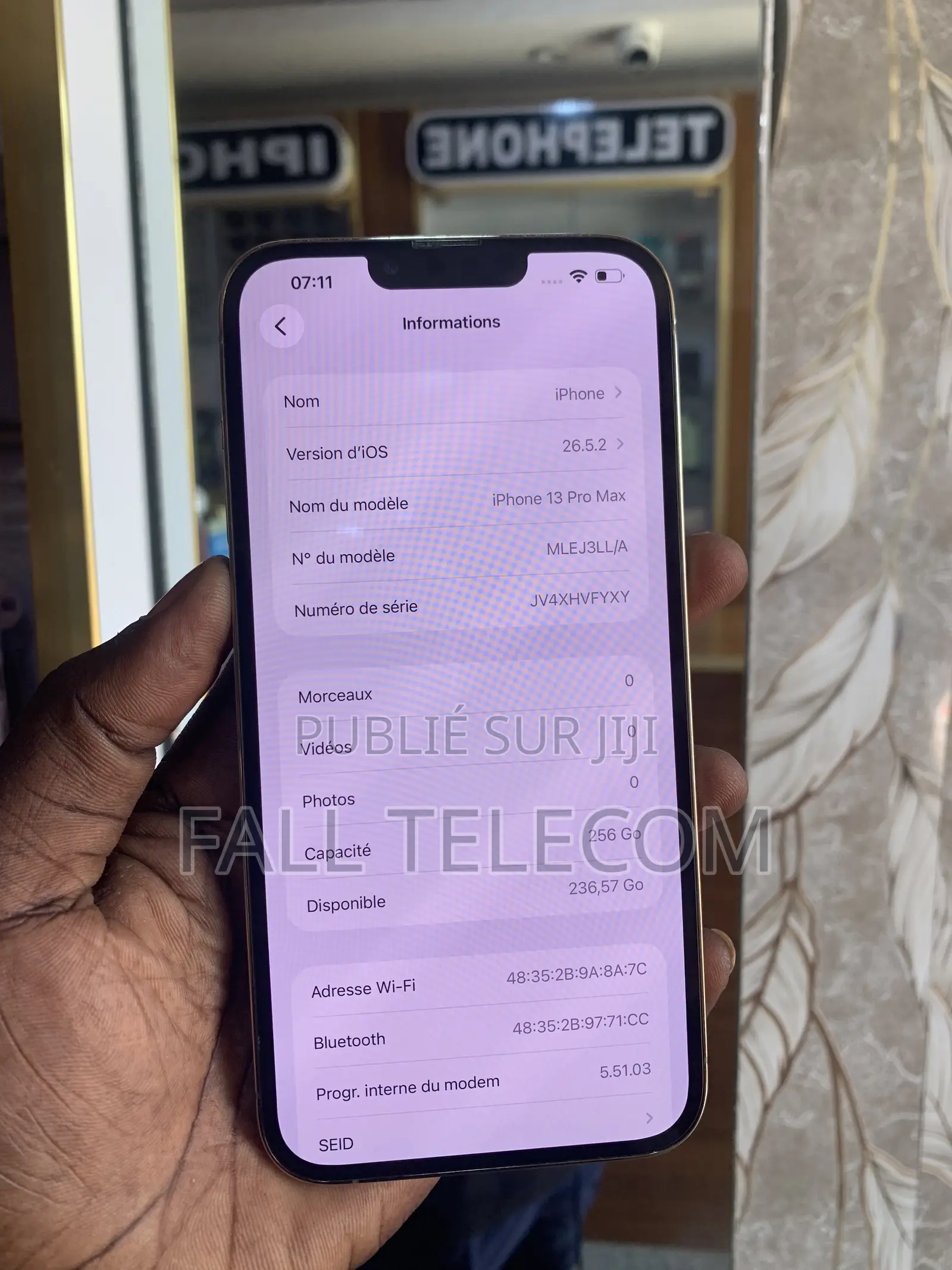 Pomme iPhone 13 Pro Max 256 GB Blanc